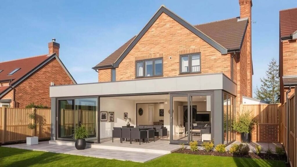 Spacious home layout showing areas ideal for extension.